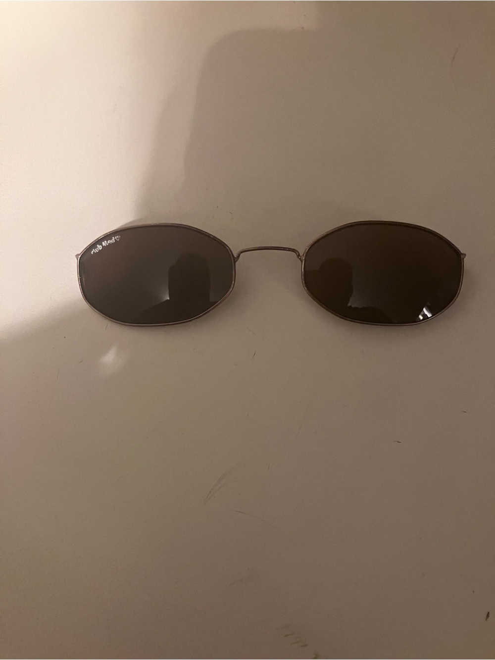 Classic rare vintage Club Med clip on sunglasses 1” x 1.5 “ lens unworn